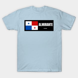 Almirante City with Panama Flag T-Shirt